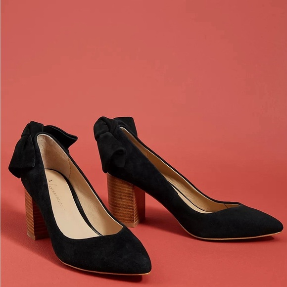 Anthropologie Shoes - Anthropologie Women’s Size 11.5 M Bow-Tied Block Heels